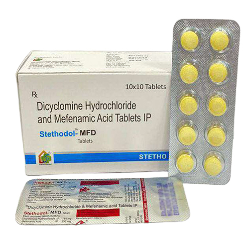 डाइक्लोमाइन हाइड्रोक्लोराइड और मेफेनामिक एसिड टैबलेट्स आईपी