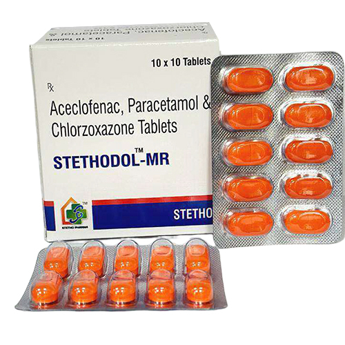 Aceclofenac Paracetamol And Chlrozoxazone Tablets