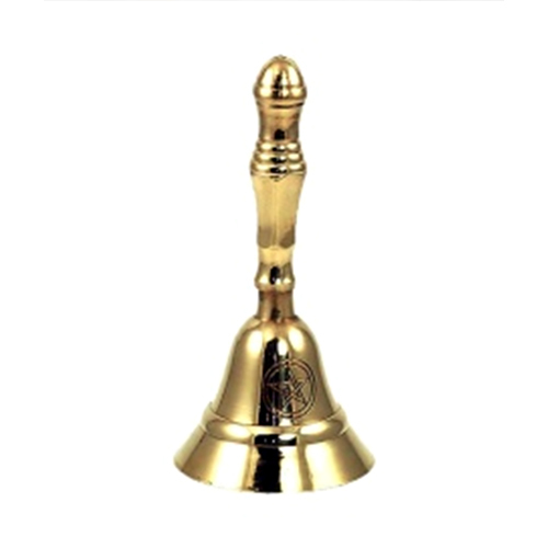 Pure Brass Hand Bell - Color: Various Available