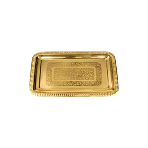Brass Designer Serving Tray