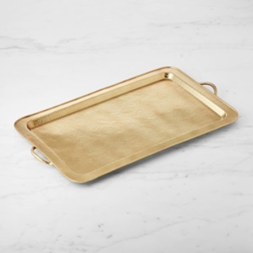 Top Quality Brass Plain Serving Tray - Color: Various Available
