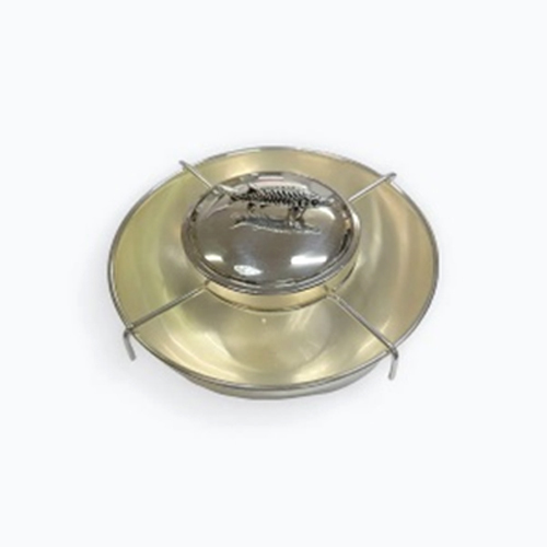 Caviar Server Silver Sturgeon Top Bowl