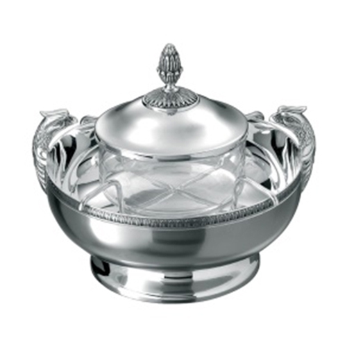 100% Pure Brass Designer Caviar Bowl Holder