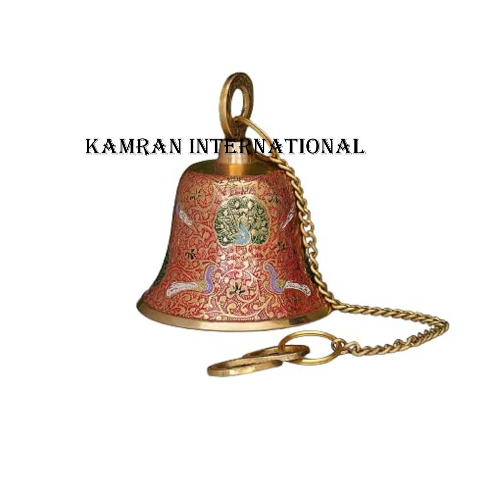 Brass Hanging Bell - Color: Color