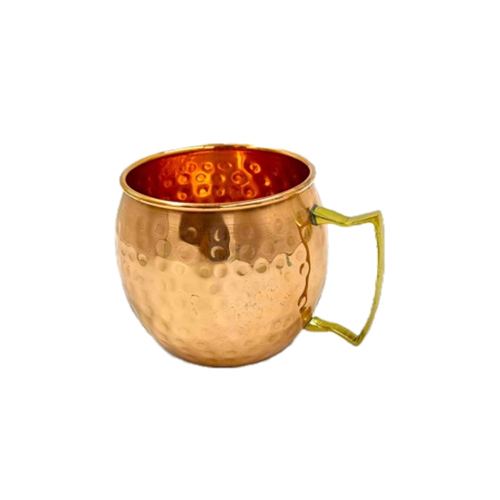 Copper Moscow Mule Mugs With Brass Handle