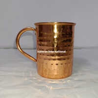 Pure Copper Hammered Mug - Color: Different Available