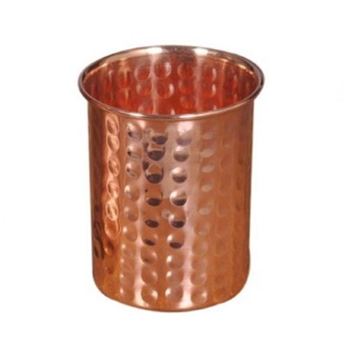 Copper Hammered Design Tumbler
