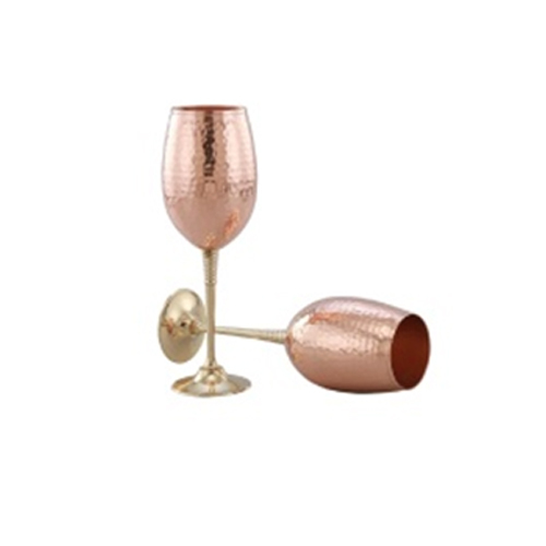 Antique Copper Flutes Elegant Designer Glass - Color: Various Available