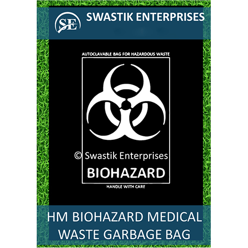 Plastic Garbage Bag - Color: Red Blue Yellow