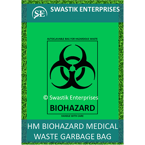 Plastic Garbage Bag - Color: Red Blue Yellow