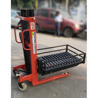 Industrial Manual Stacker With Roller