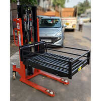 Industrial Manual Stacker With Roller