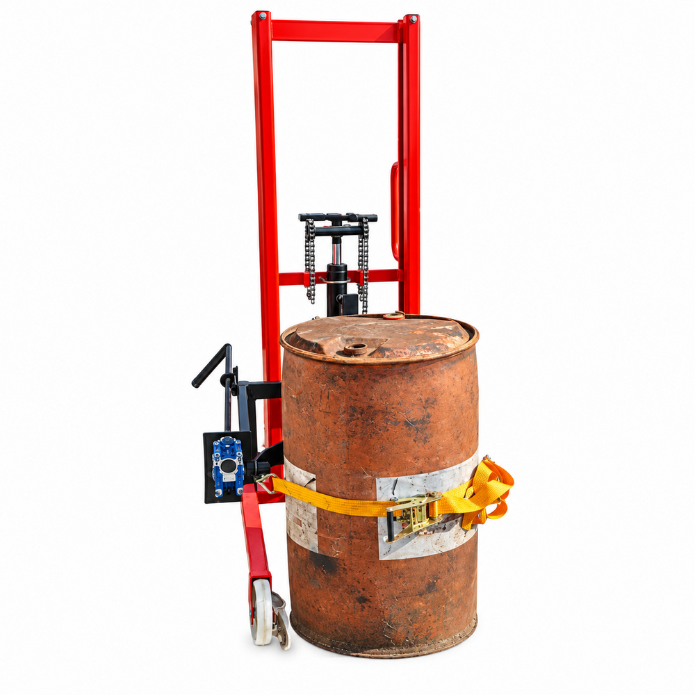 Manual Drum Lifter Tilter - Attributes: Strong