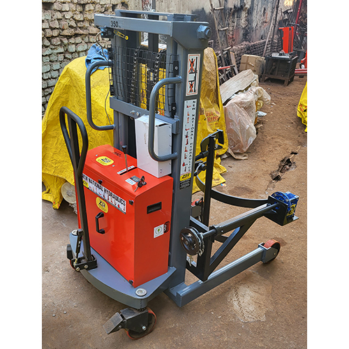 Semi Electric Stacker Drum Lifter Tilter