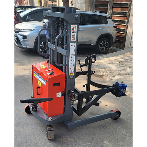 Semi Electric Stacker Drum Lifter Tilter