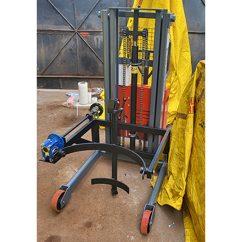 Semi Electric Stacker Drum Lifter Tilter