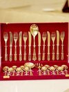 Brass Cutlery Set - Shape: Round / Traditional