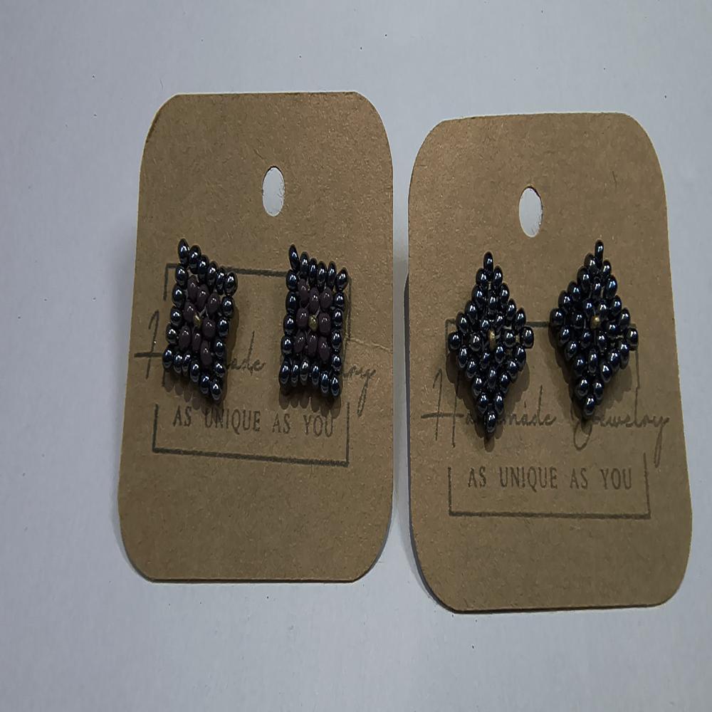 Stud Earrings - Color: Different Available