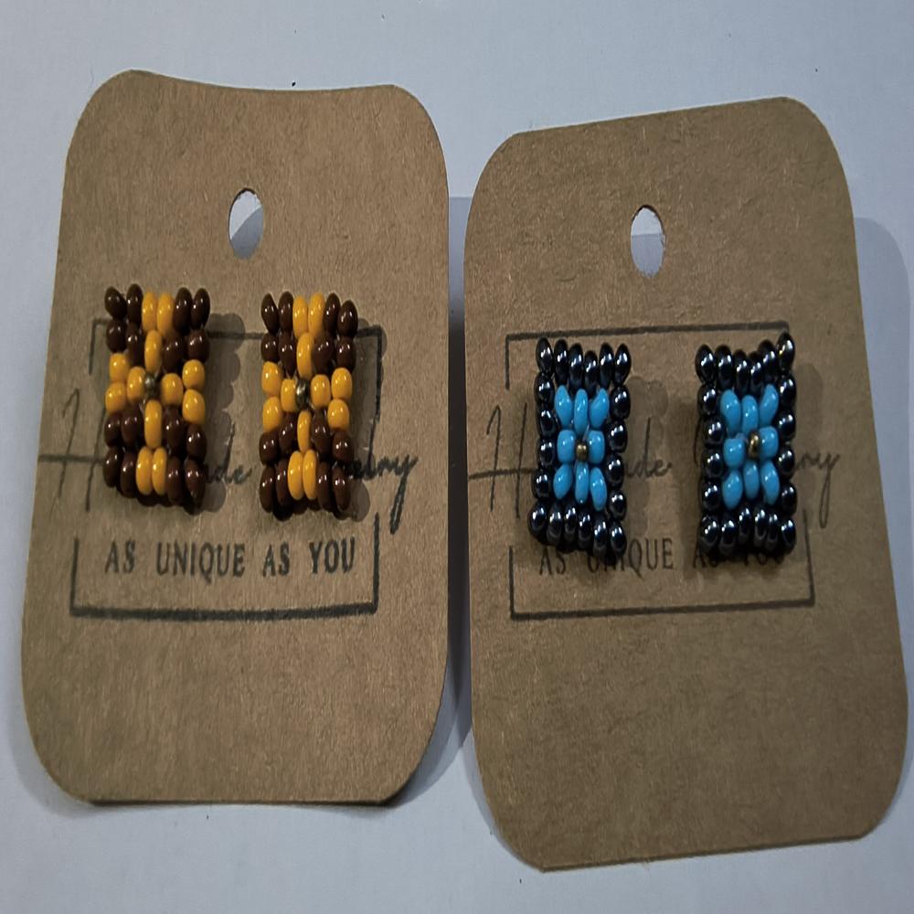 Stud Earrings - Color: Different Available