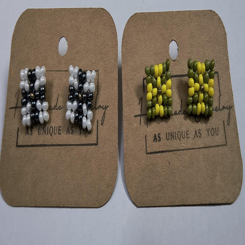 Stud Earrings - Color: Different Available