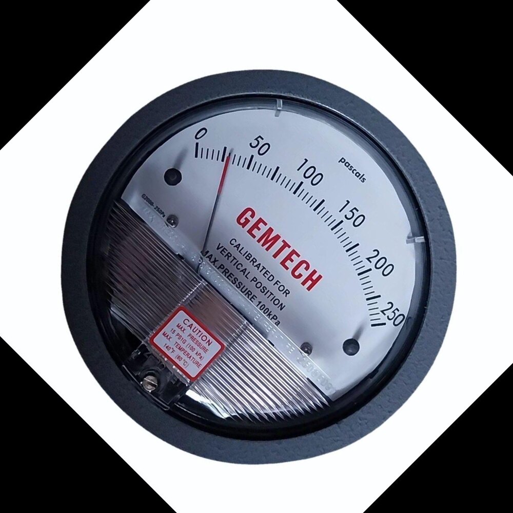 GEMTECH Differential Pressure Gauge Wholesaler For Mandsaur Madhya Pradesh