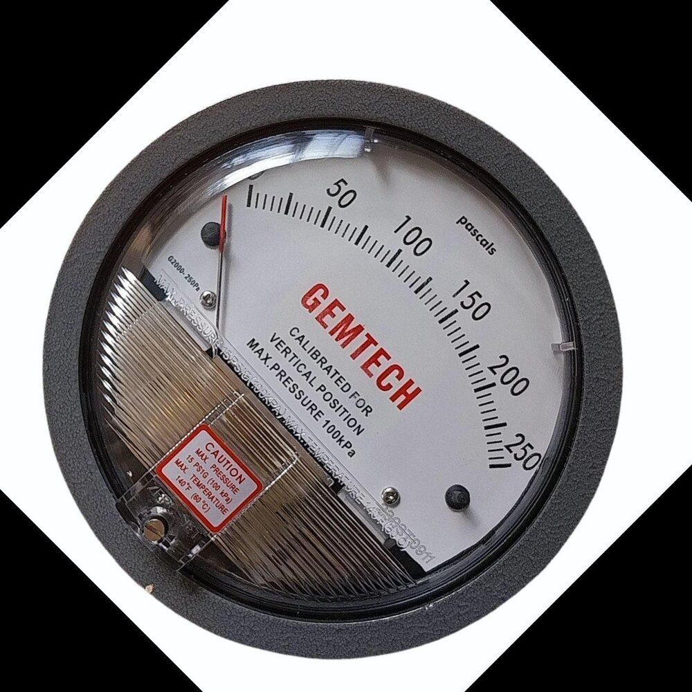 GEMTECH Differential Pressure Gauge Wholesaler For Mandsaur Madhya Pradesh