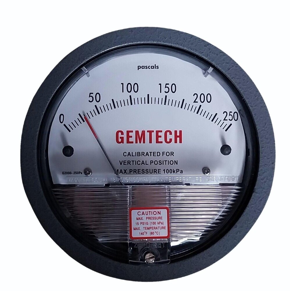 Distributor GEMTECH DIFFERENTIAL PRESSURE GAUGE In Dadri Uttar Pradesh