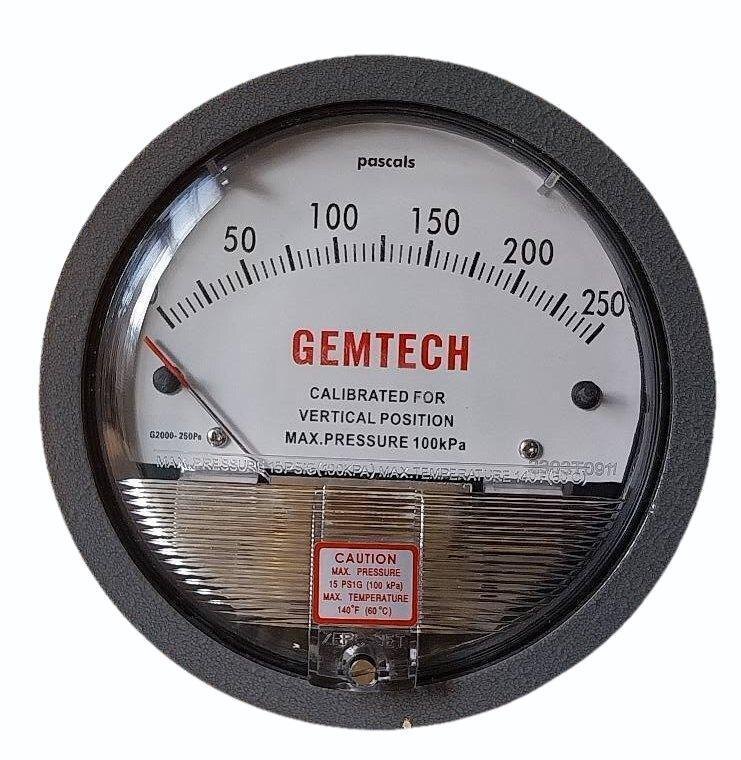 Distributor GEMTECH DIFFERENTIAL PRESSURE GAUGE In Dadri Uttar Pradesh