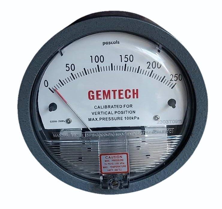 Distributor GEMTECH DIFFERENTIAL PRESSURE GAUGE In Dadri Uttar Pradesh