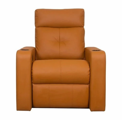 Brown Leather Recliner Sofa - Design: Modern