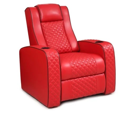Red Leather Recliner Sofa - Design: Modern