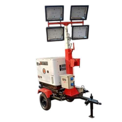 LED 5 KVA मोबाइल फ्लड लाइटिंग टॉवर