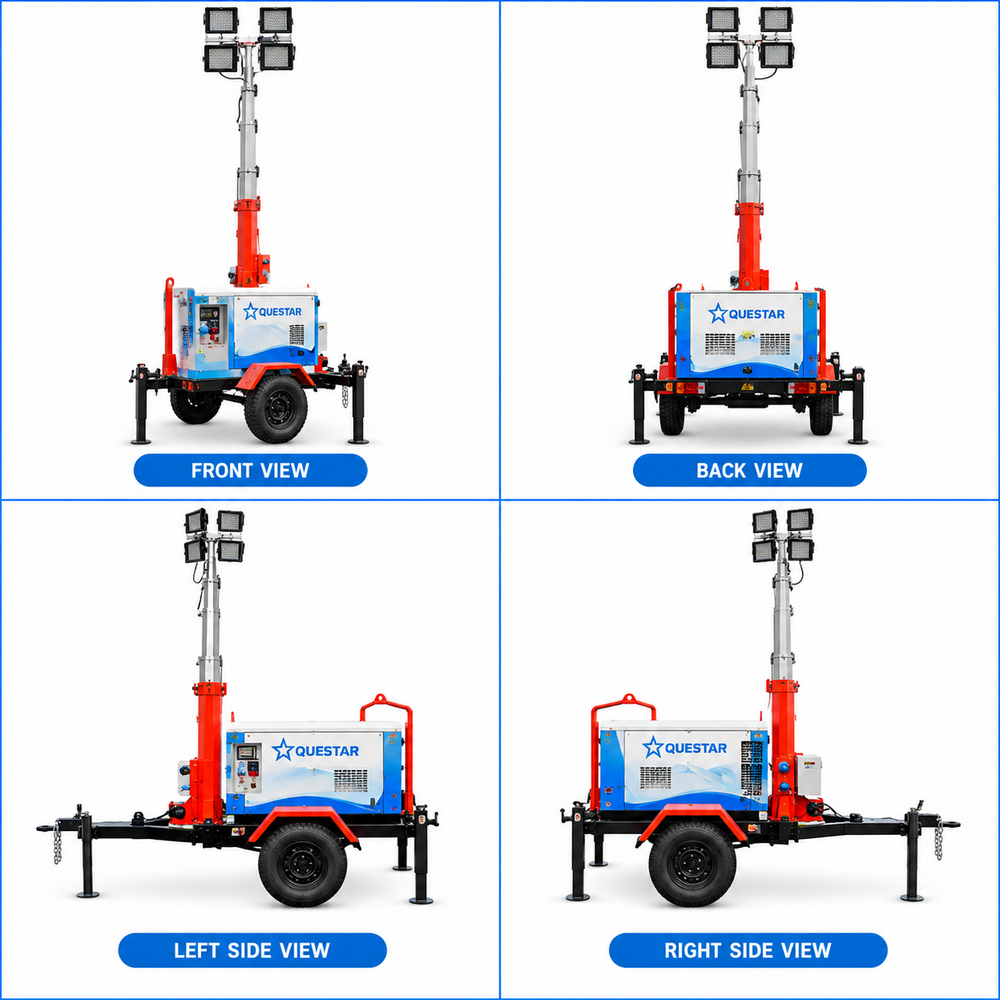 Dg Portable Lighting Tower - Color: Cool White