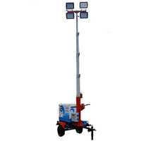 Portable Light Tower - Color: Red