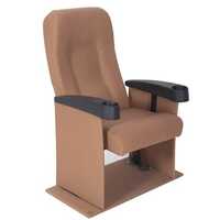 Brown Push Back Auditorium Chair - Design: Modern