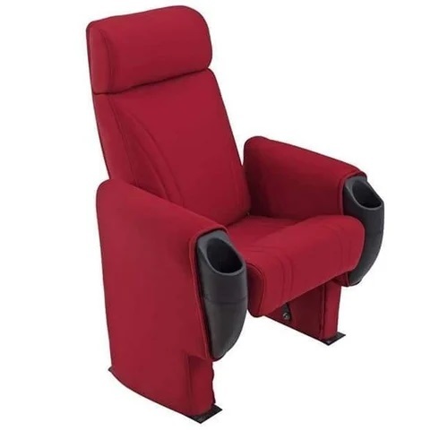 Maroon Push Back Theater Chair - Design: Modern
