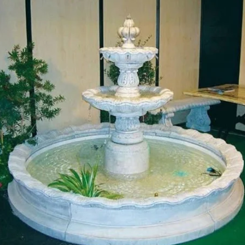 great shape stone water fountain