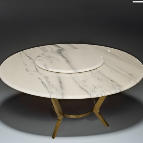 stylish marble round table