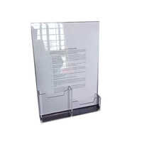 Acrylic Certificate Display Stand - Color: Transparent