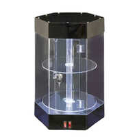 Rotating Cosmetic Display Stand - Color: Transparent