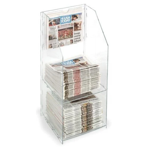 Magazine Display Stand - Color: Transparent