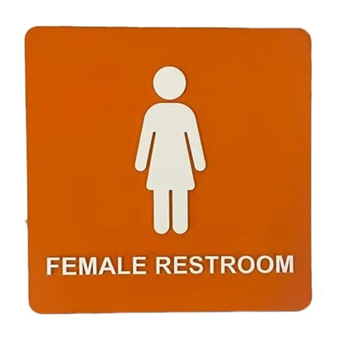 Female Restroom Display Board