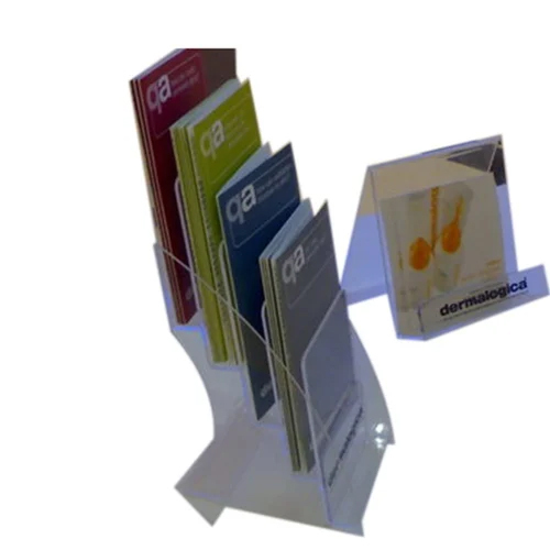 Acrylic Brochure Stand - Color: Transparent