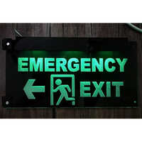 Led Fire Exit Sign Board