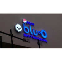 3d Letter Acrylic Sign Board - Color: Blue