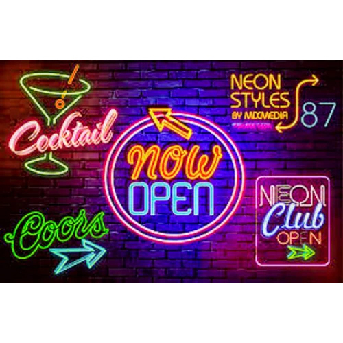 Neon Led Sign Board - Application: Outdoor