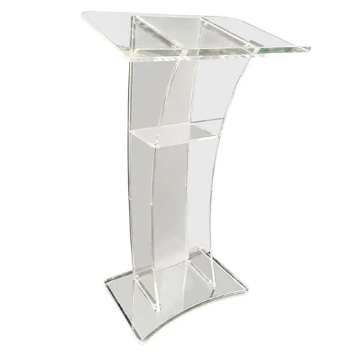 Designer Transparent Acrylic Podium - Feature: Durable
