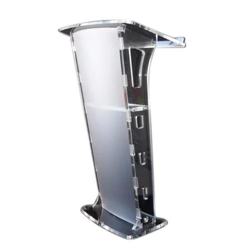 Acrylic Podium Stands - Color: Black