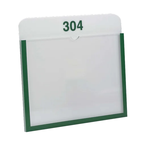 Acrylic Check List Holders - Color: White (Base)