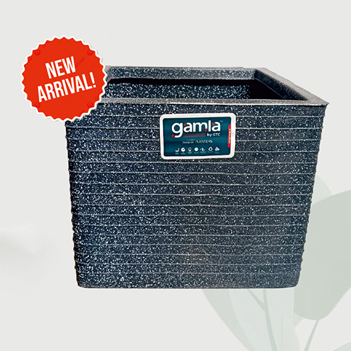 Roto Stubby Pot With Wheel - Color: Black